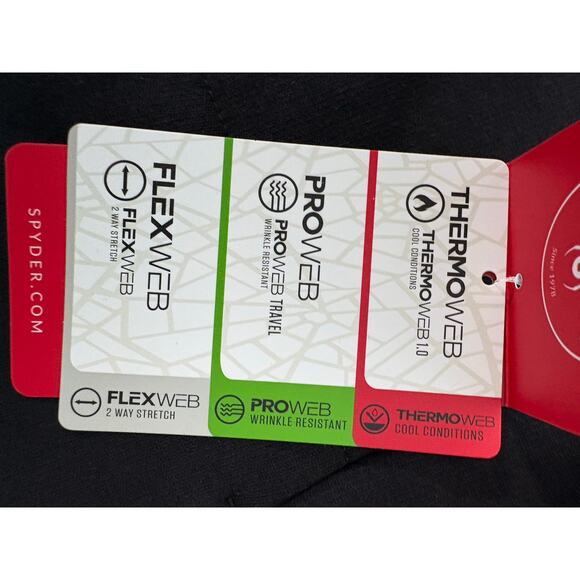 Spyder Women's Fur Lined Cowl Neck Pullover Sweatshirt Black Size Medium Mink - Picture 5 of 8